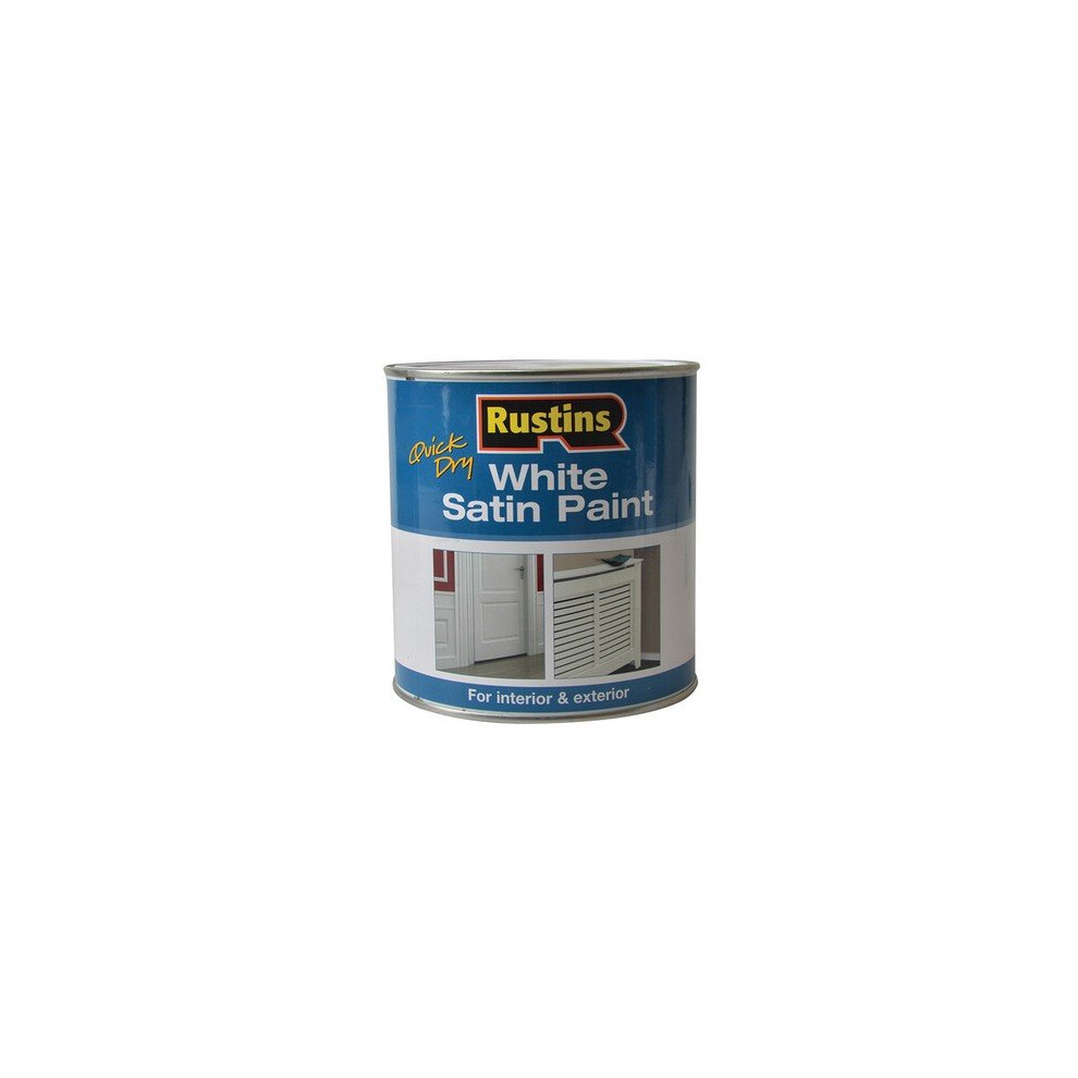 Quick Dry White Satin Paint 1 Litre