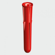 TIMco RPLUGPREM Red Plastic Premium Plug 34mm Bag of 1,000