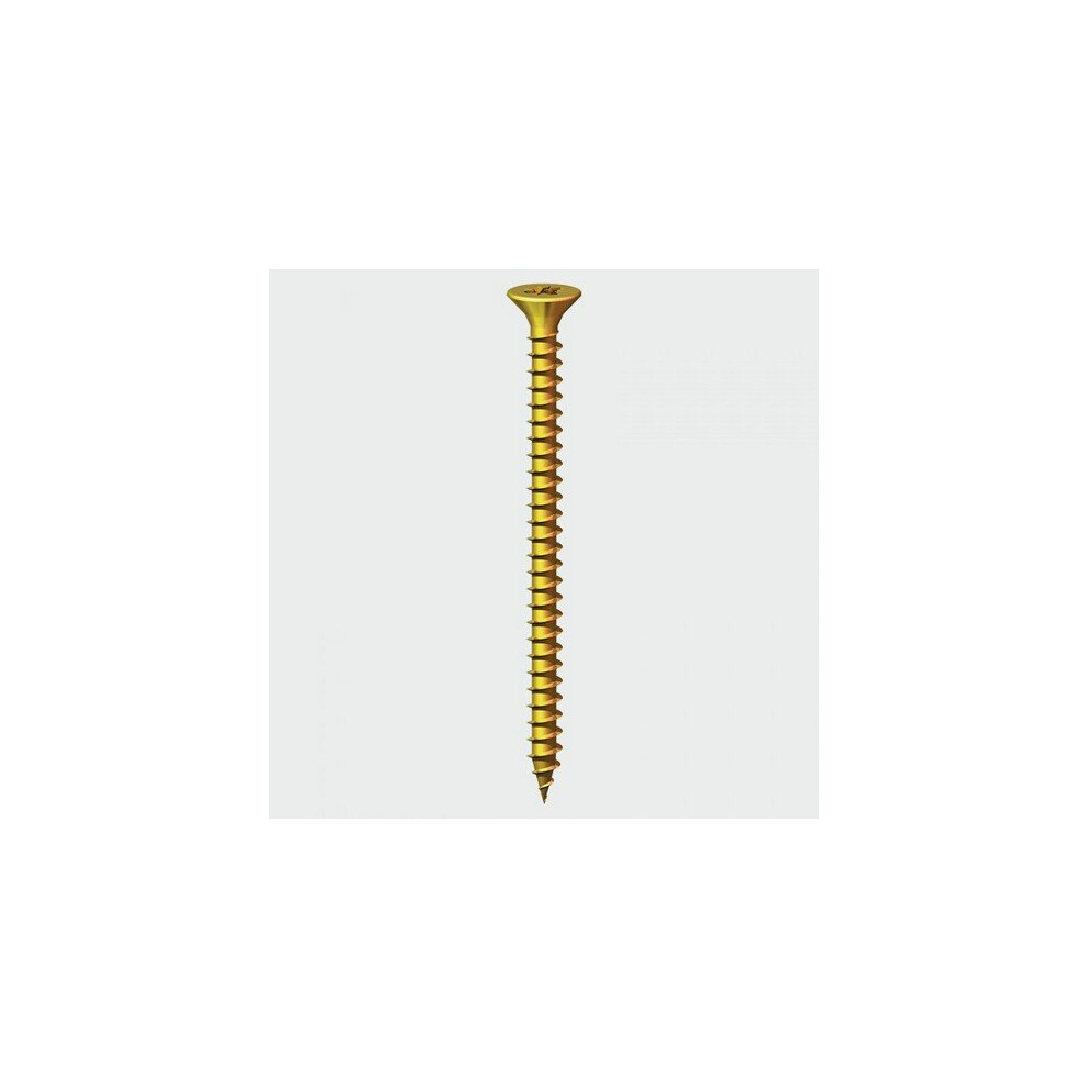 TIMco 60100SOLOC Solo Woodscrew PZ3 CSK ZYP 6.0 x 100mm Box of 100