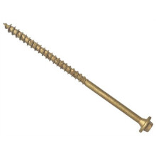Forgefix FFTF7250T Hexagonal/Torx Compatible Timber T30 Screws Tan 7x250mm Tub 40