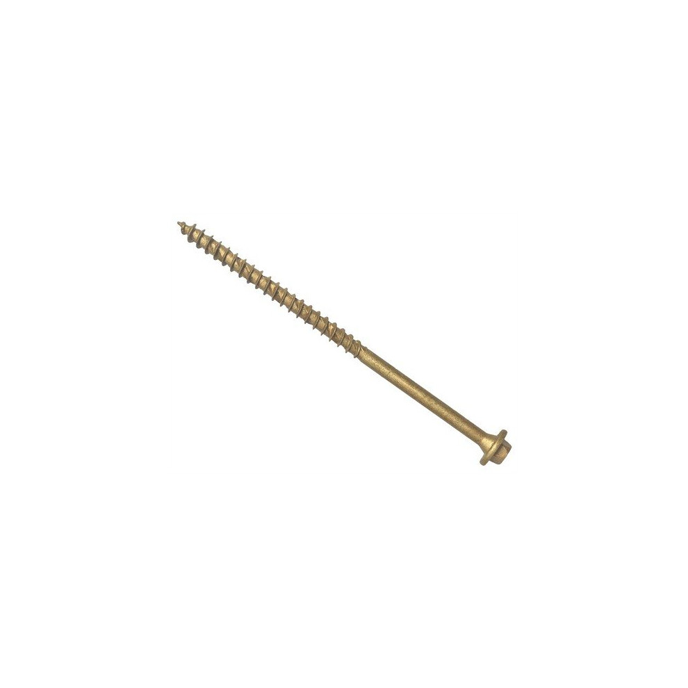 Forgefix FFTF7250T Hexagonal/Torx Compatible Timber T30 Screws Tan 7x250mm Tub 40