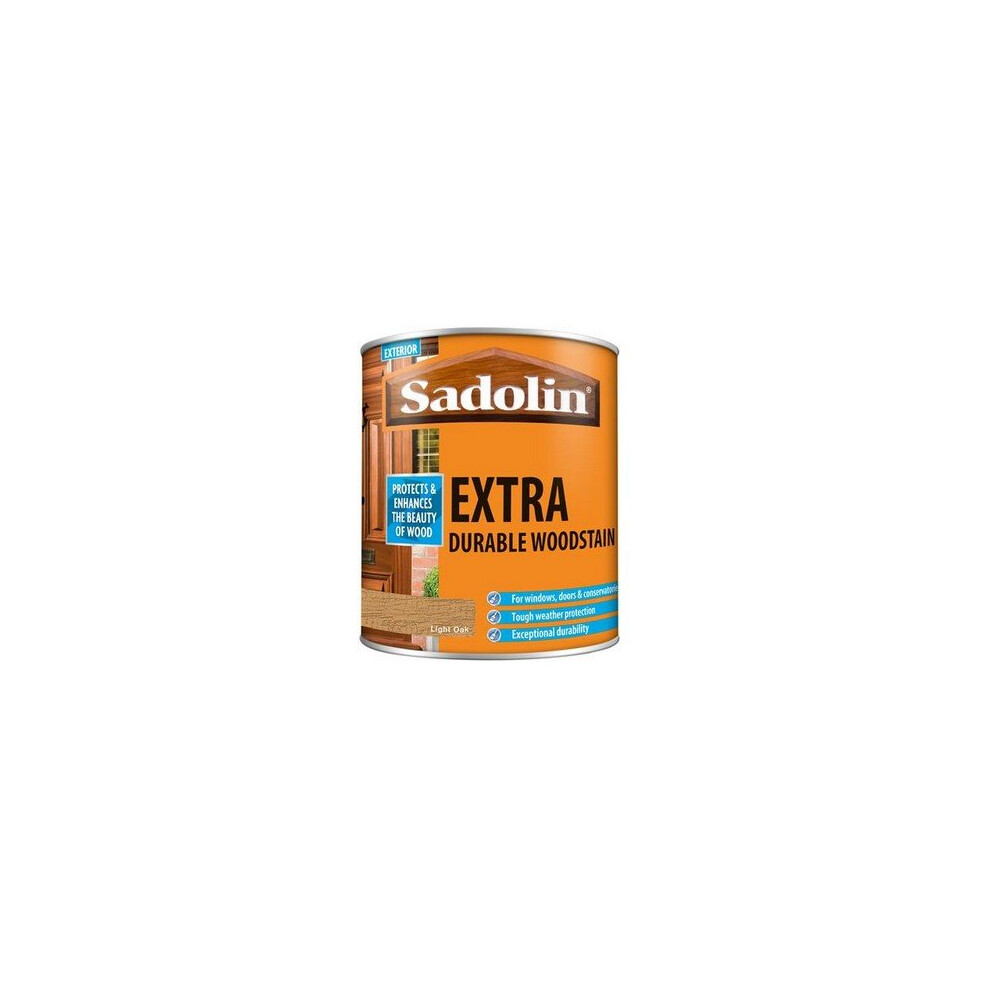Sadolin 5028574 Extra Durable Woodstain Light Oak 1 Litre