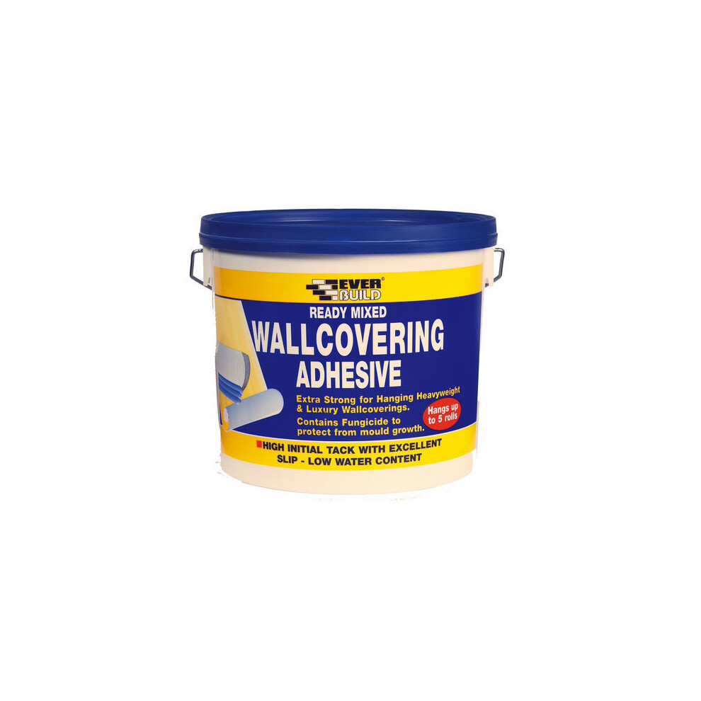 Everbuild Ready Mixed Wallcovering Adhesive 4.5kg