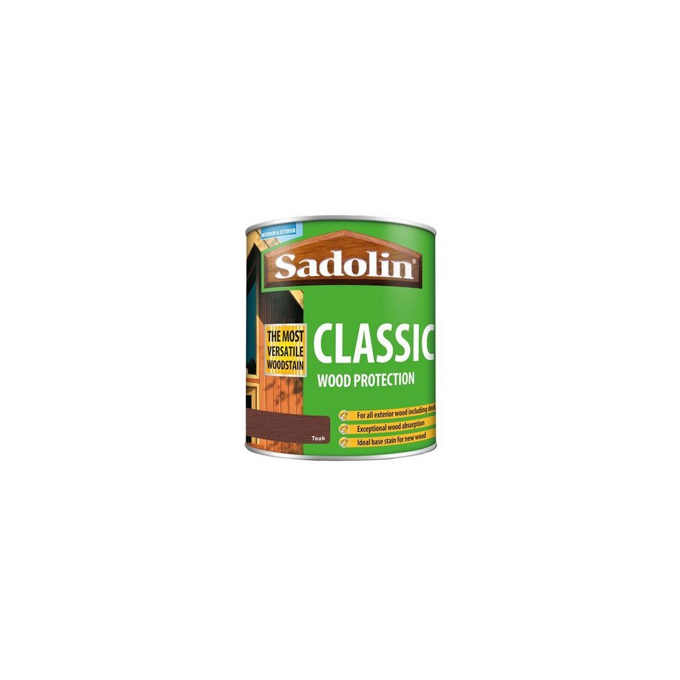Sadolin 5028461 Classic Wood Protection Teak 1 Litre