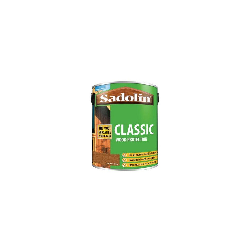 Sadolin 5028459 Classic Wood Protection Antique Pine 5 Litre