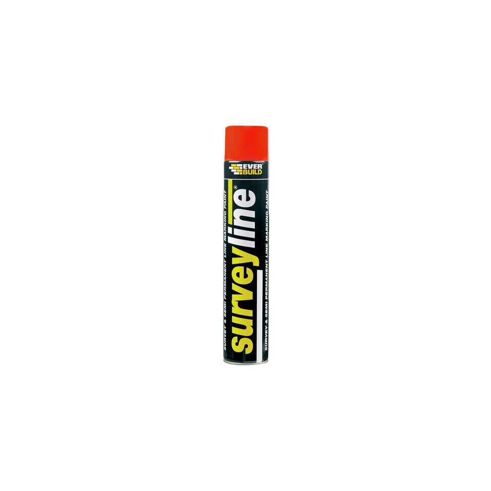 Everbuild Surveyline Spray Line Marker White 700ml