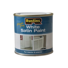 Rustins WHISW250 Vit satinfärg 250 ml