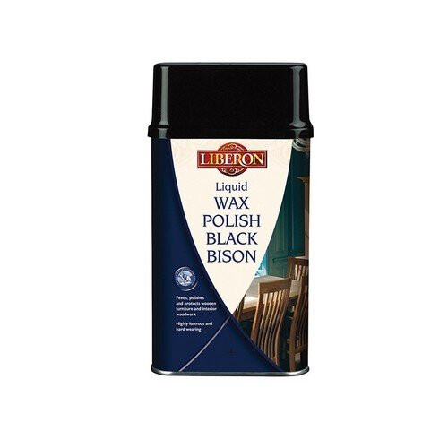 Liberon 069959 Liquid Wax Polish Black Bison Clear 500ml