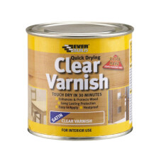 Everbuild Clear Varnish Satin Finish 250ml