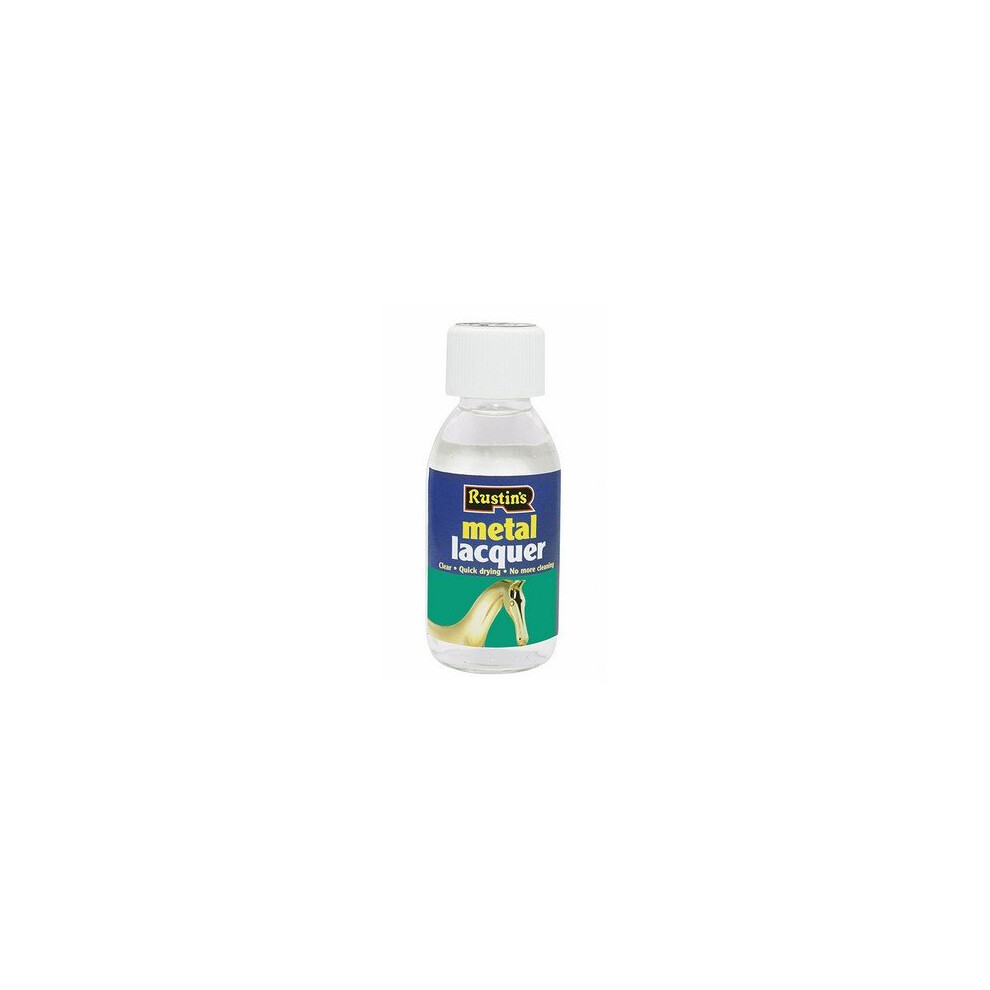 Rustins TRAL125 Metal Lacquer Clear 125ml
