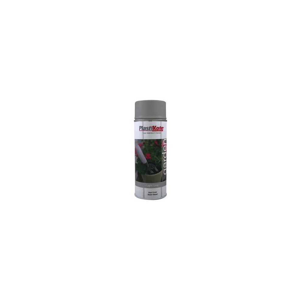 PlastiKote 440.0027209.076 Garden Colours Spray Paint Light Grey 400ml