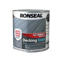 Ronseal 36913 Ultimate Protection Decking Stain Slate 2.5 Litre