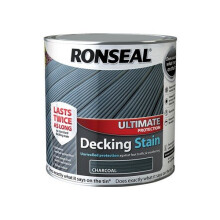 Ronseal 36912 Ultimate Protection Decking Stain Charcoal 2.5 Litre