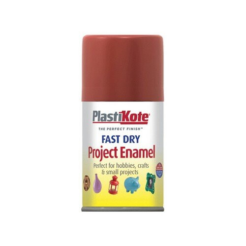 PlastiKote Plasti-Kote PKT112S Γρήγορα στεγνό σμάλτο αεροζόλ καστανό καρύδι 100ml