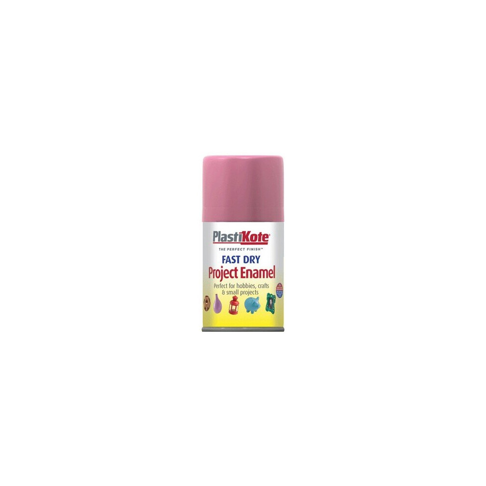 Plasti-Kote PKT115S Fast Dry Enamel Aerosol Hot Pink 100ml