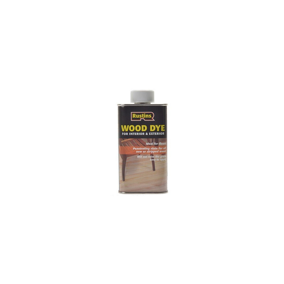 Rustins WDDO250 Wood Dye Dark Oak 250ml