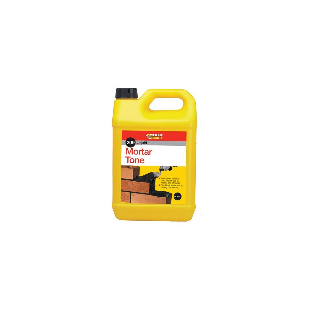 Everbuild LMTBK1 209 Liquid Mortar Tone Black 1 Litre