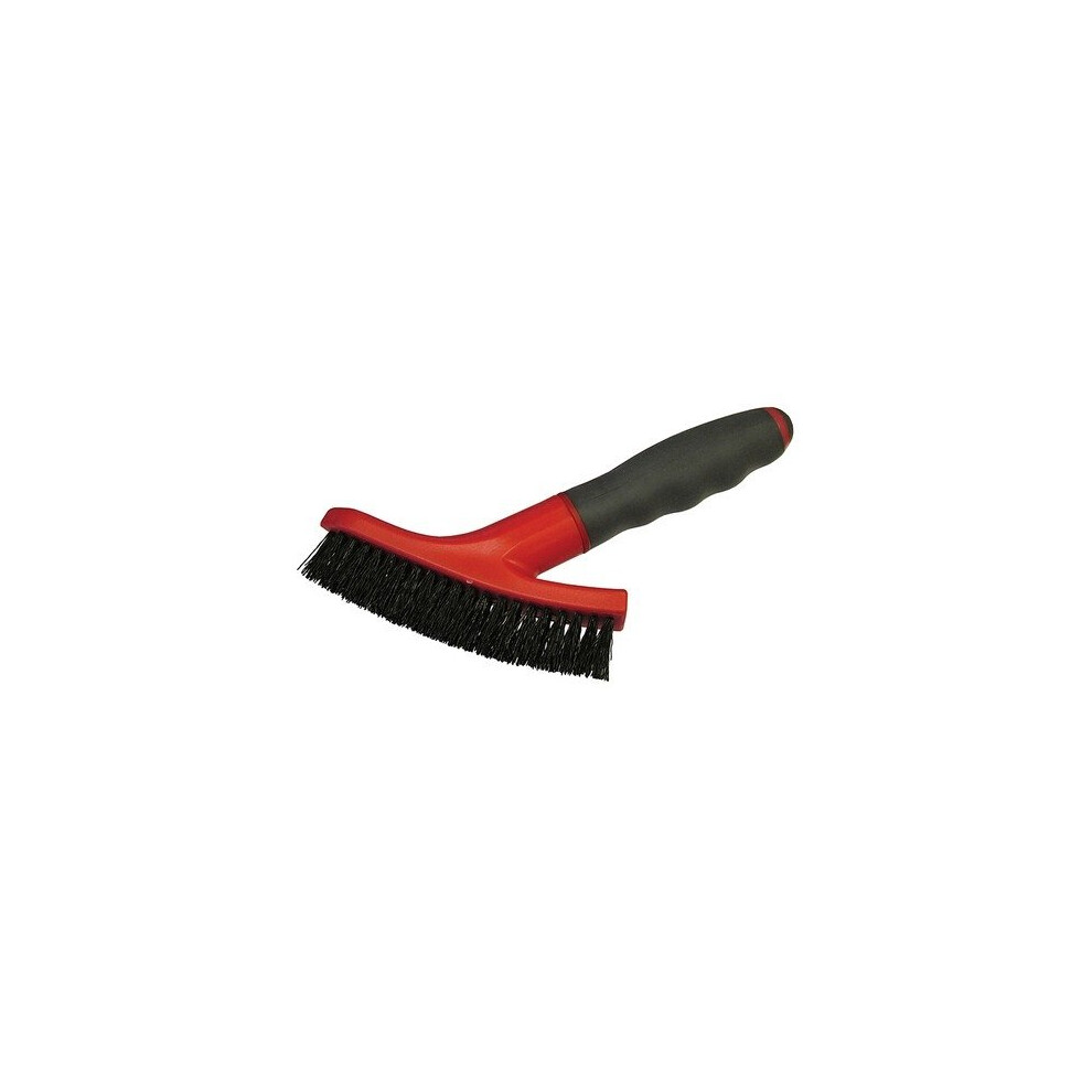 Faithfull FAITLSGSCRUB Grout Scrubbing Brush Soft-Grip Handle