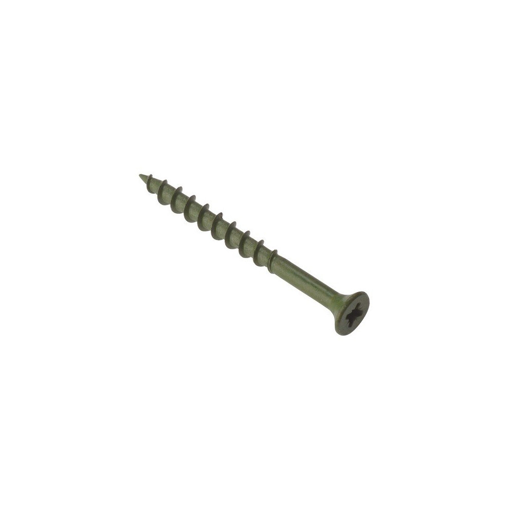 Forge DS4550 Decking Screw Pozi ST Green Anti-Corrosion 4.5 x 50mm Box of 200