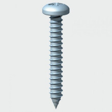 TIMco 00634CPAZP Self Tapping Screw PZ2 PAN BZP 6 x 3/4" Bag of 18