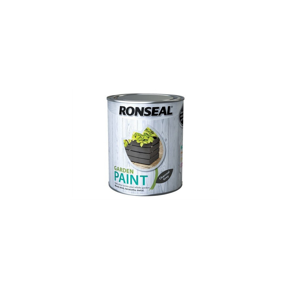 Ronseal 38263 Garden Paint Charcoal Grey 750ml