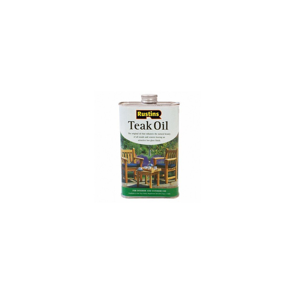 Rustins TEAK1000 Teak Oil 1 Litre