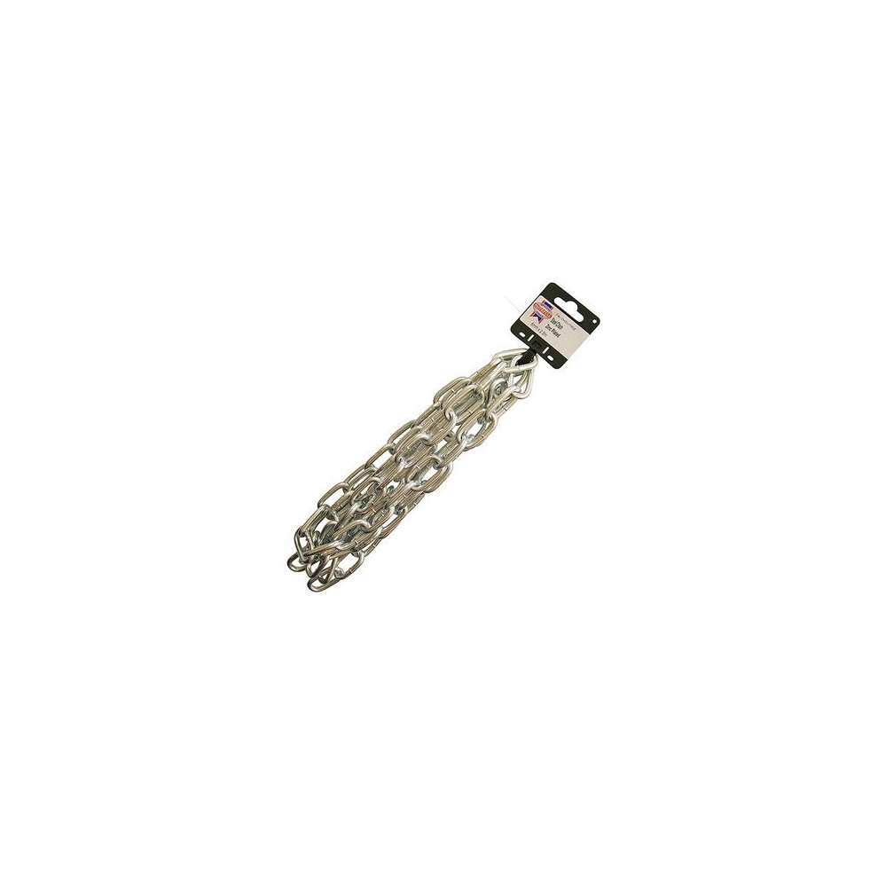 Faithfull Faichcut60z Zinc Plated Chain 6.0Mm X 2.5M - Max Load 250Kg