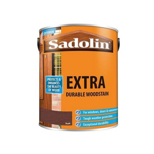 Sadolin Sadolin 5028536 Extra Durable Woodstain Teak 5 Litre