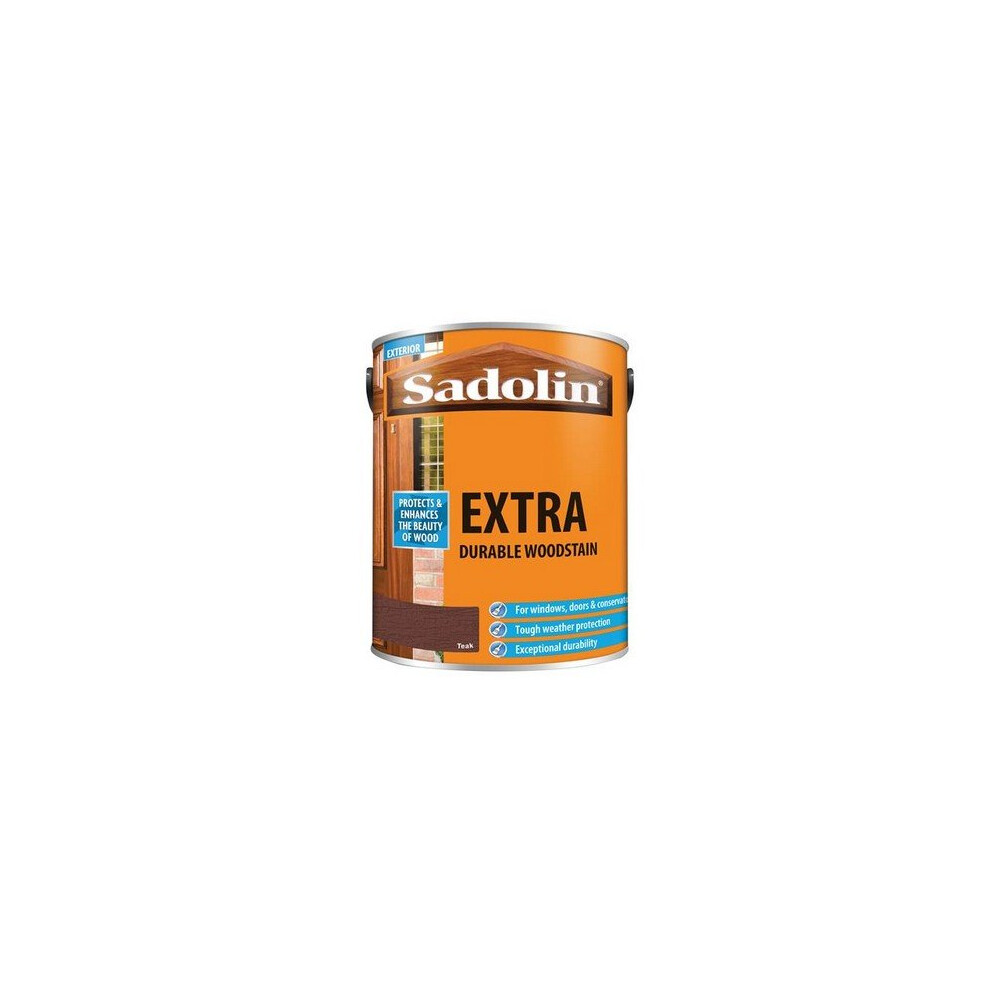 Sadolin 5028536 Extra Durable Woodstain Teak 5 Litre