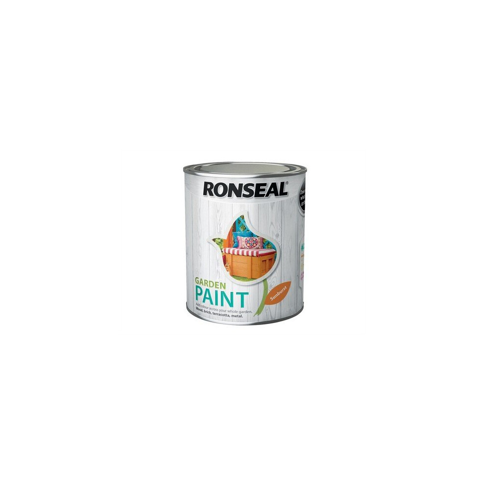 Ronseal 37609 Garden Paint Sunburst 750ml