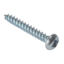 Forge RH348ZP General Purpose Pozi Screw Round Head TT ZP 3 / 4in x 8 Box of 200