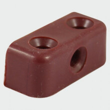 TIMco MBBROWNP Modesty Block Brown 34 x 13 x 13mm Bag of 10