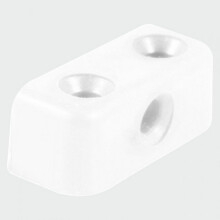 TIMco MBWHITEP Modesty Block White 34 x 13 x 13mm Bag of 10