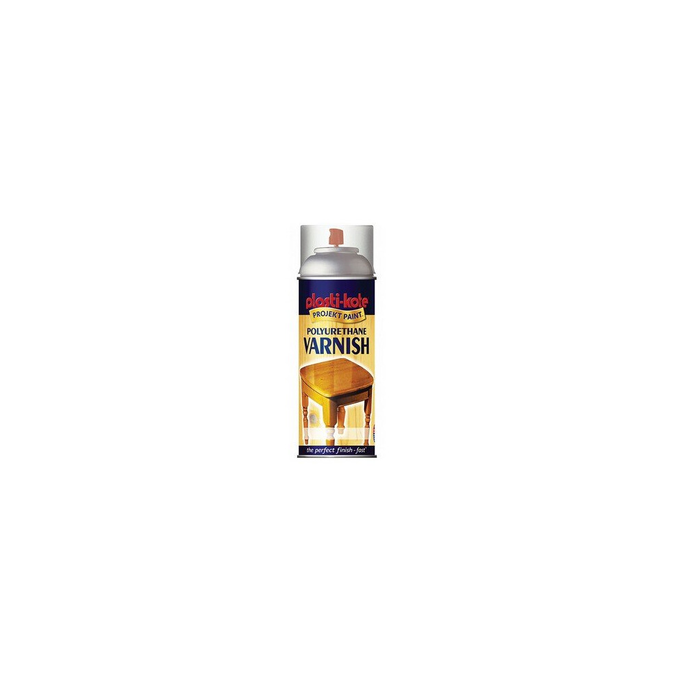 Plasti-Kote PKT591 Varnish Spray Clear Gloss 400ml