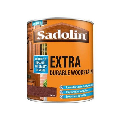 Sadolin Sadolin 5028534 Extra Durable Woodstain Teak 1 Litre