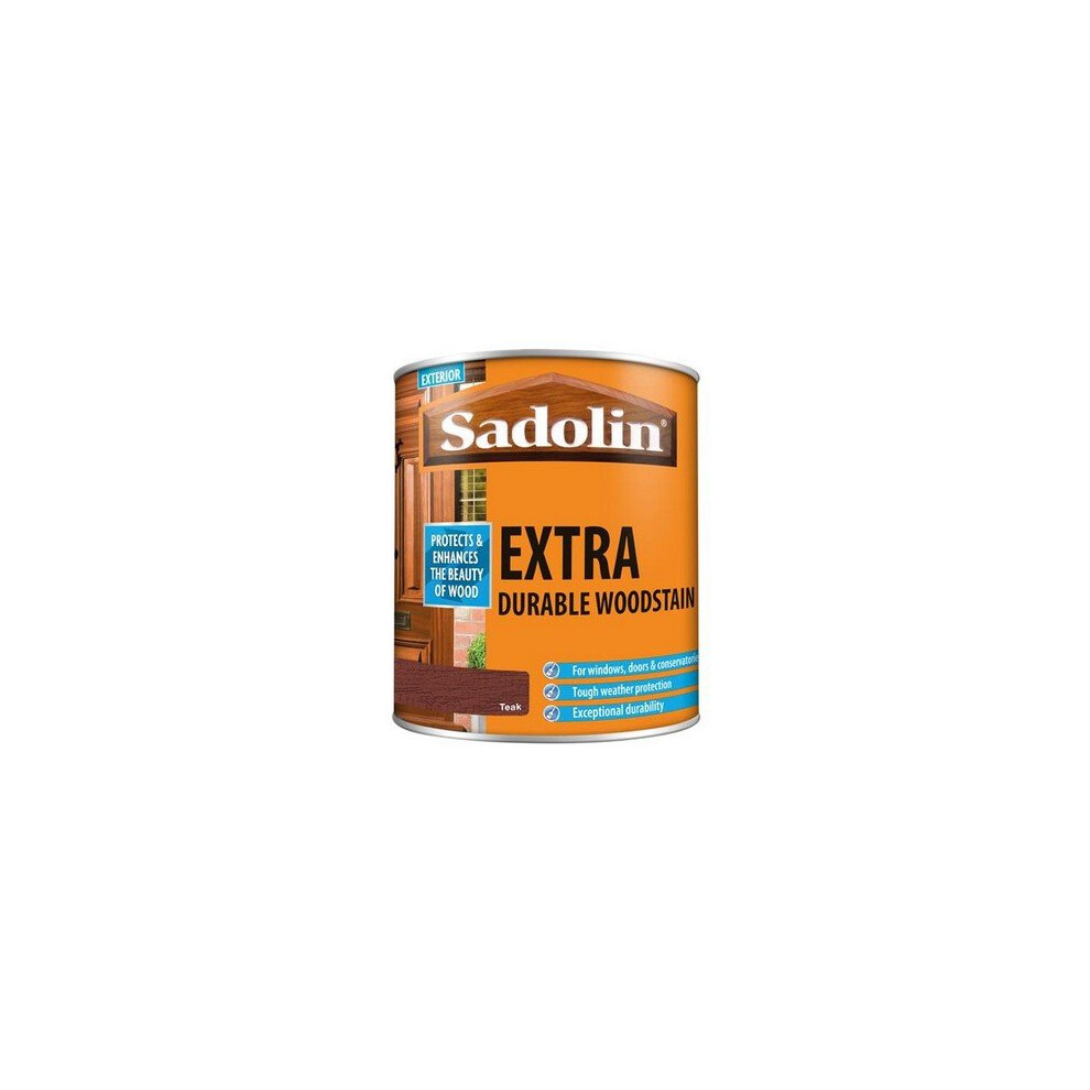 Sadolin 5028534 Extra Durable Woodstain Teak 1 Litre