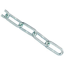 Faithfull FAICHCUT30Z Zinc Plated Chain 3.0mm x 2.5m - Max Load 80kg