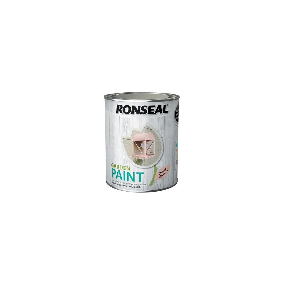 Ronseal 37606 Garden Paint Cherry Blossom 750ml