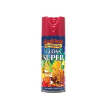 Plasti-Kote PKT1120 Super Gloss Spray Bright Red 400ml