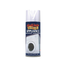 Plasti-Kote PKT619 Appliance Enamel Spray Gloss White 400ml