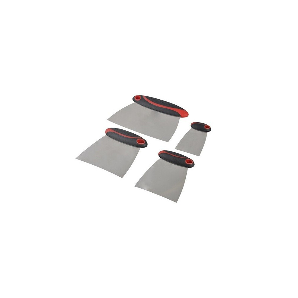 Faithfull FAISGFILLERS Filler & Spreader Set of 4 Stainless Steel