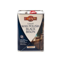 Liberon 070733 Liquid Wax Polish Black Bison Clear 5 Litre