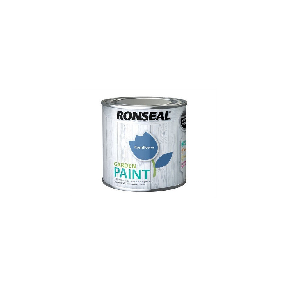 Ronseal 37375 Garden Paint Cornflower 250ml