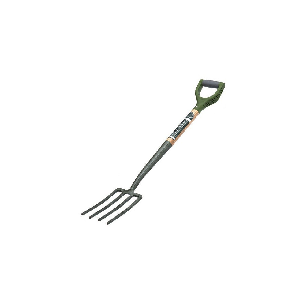 Bulldog 7104772890 Evergreen Border Fork 28" Wooden Handle Plastic Ergo