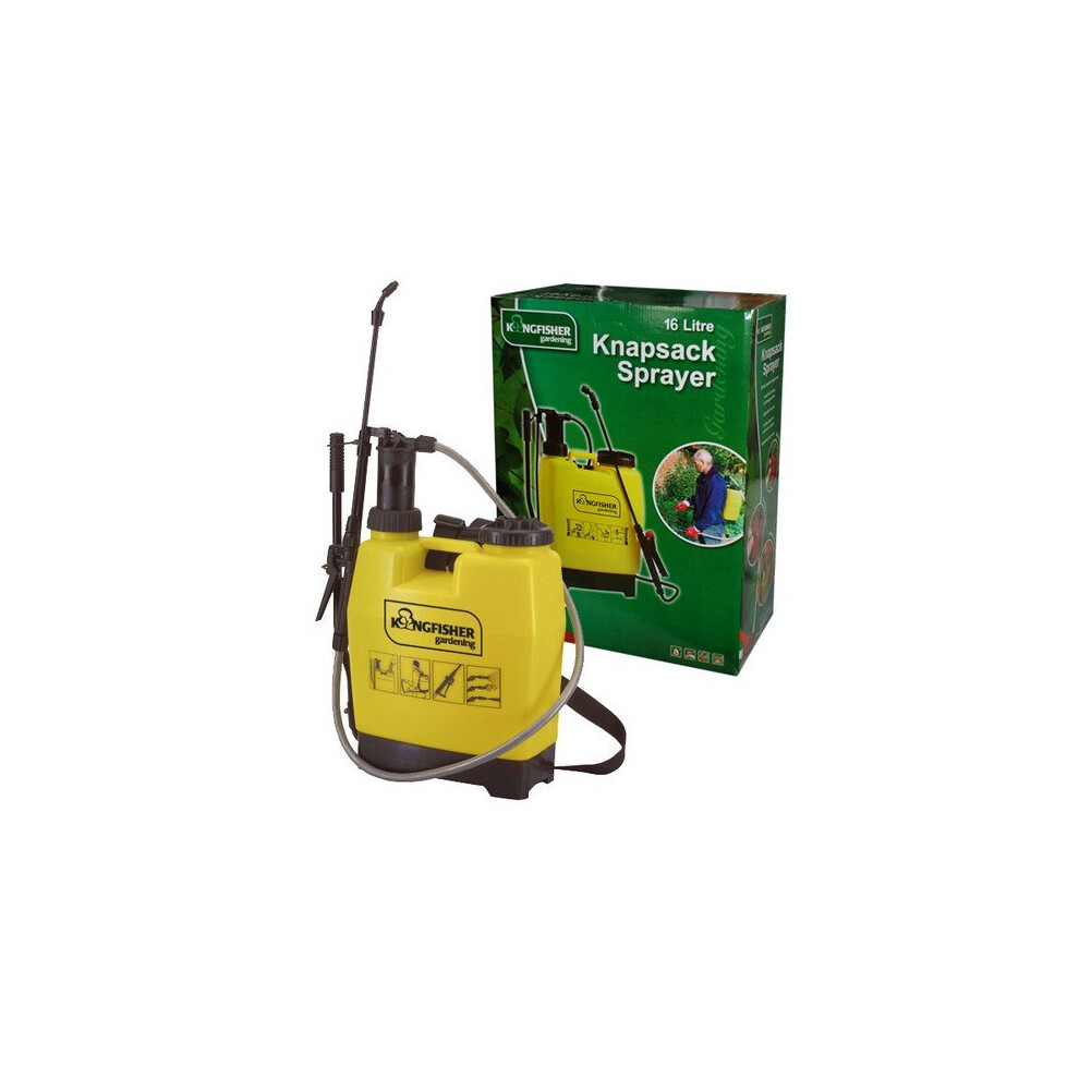 Kingfisher PS4016 Pump Action Knapsack Backpack Pressure Sprayer 16 Litre