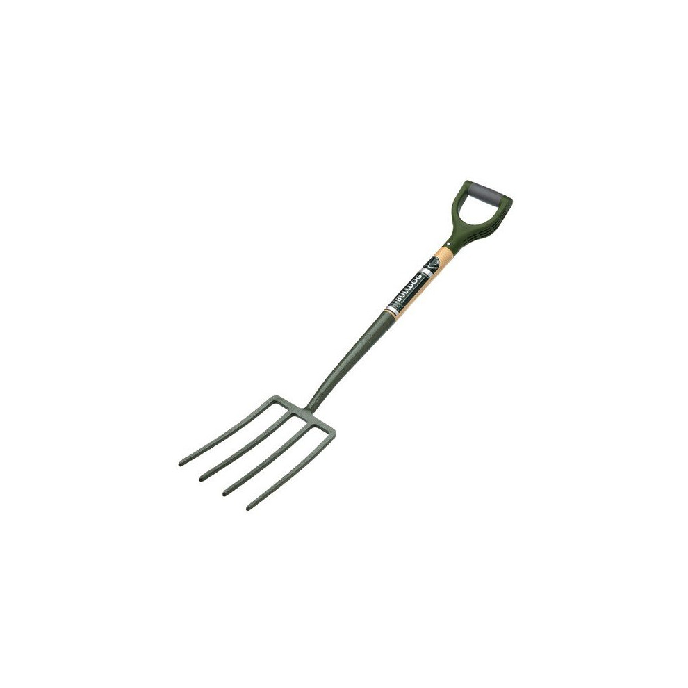 Bulldog 7103772890 Evergreen Digging Fork 28" Wooden Handle Plastic Ergo