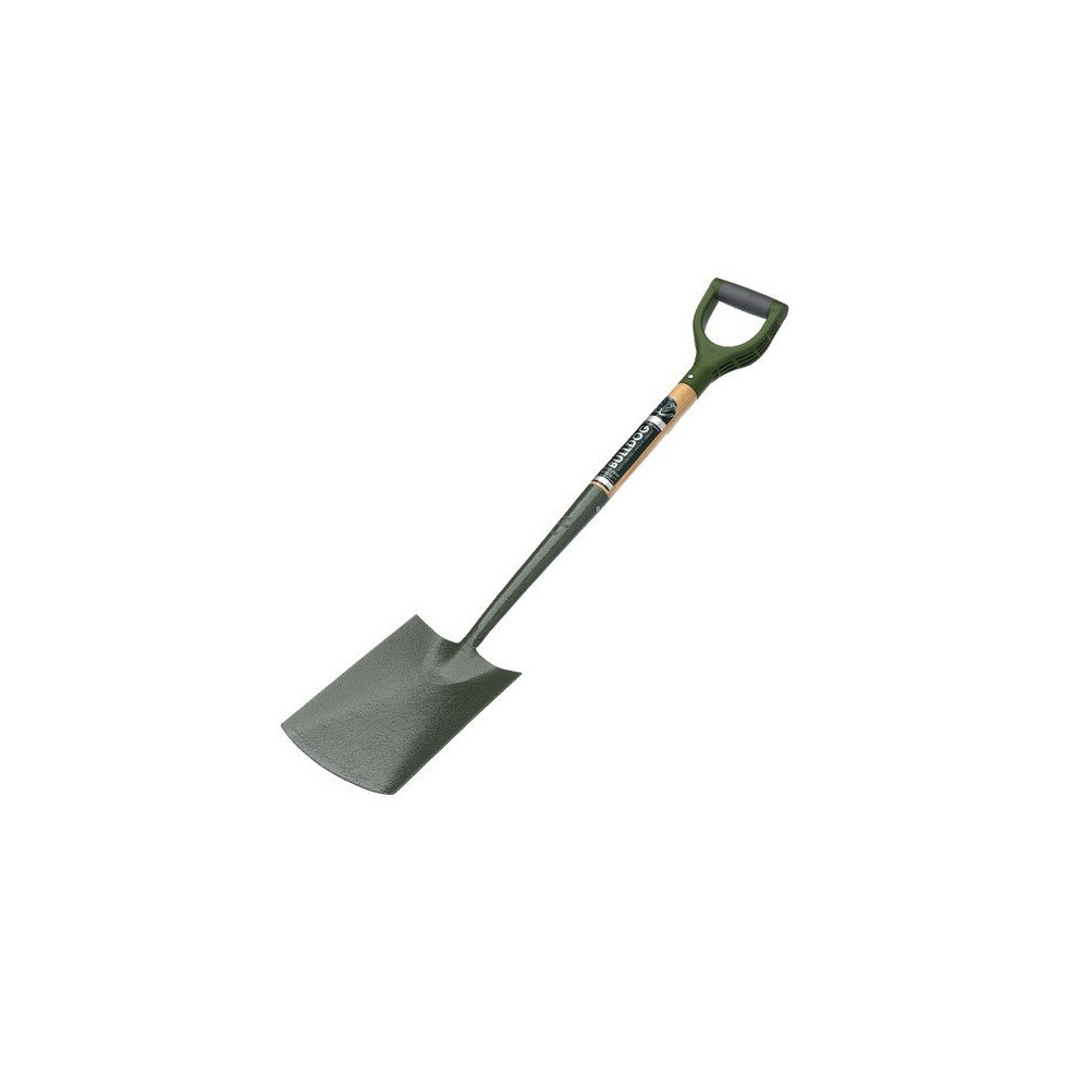 Bulldog 7101772890 Evergreen Digging Spade 28" Wooden Handle Plastic Ergo