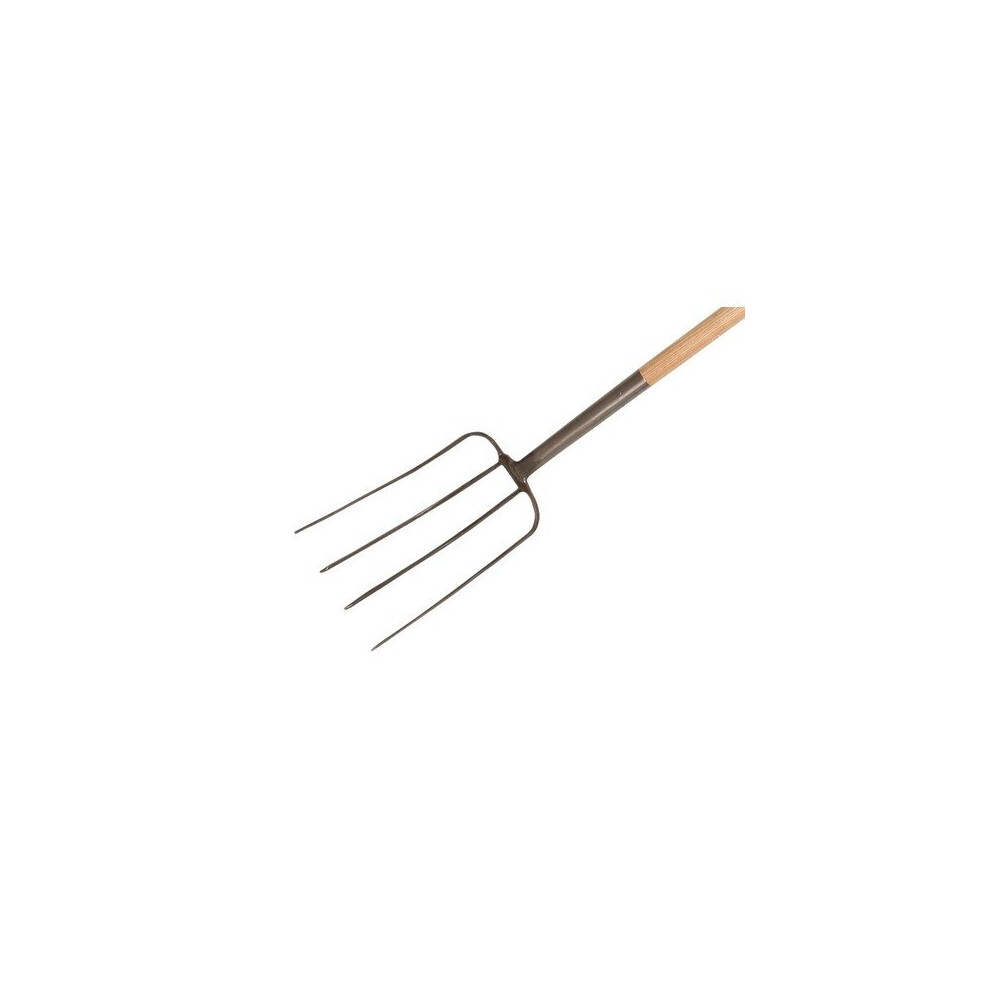 Faithfull FAIMANFORK Manure Fork 4 Prong 1.2m Handle