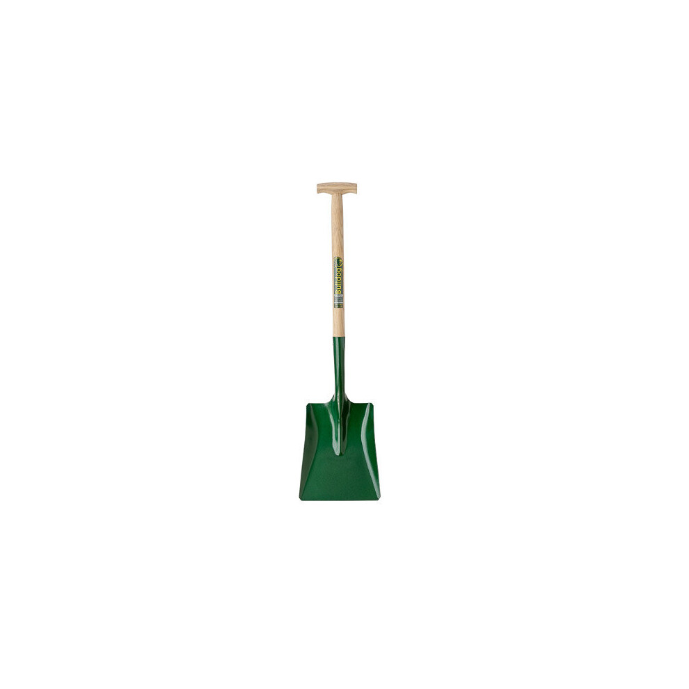 Bulldog 2SM2T Square Mouth Open Socket Shovel Wooden Handle T