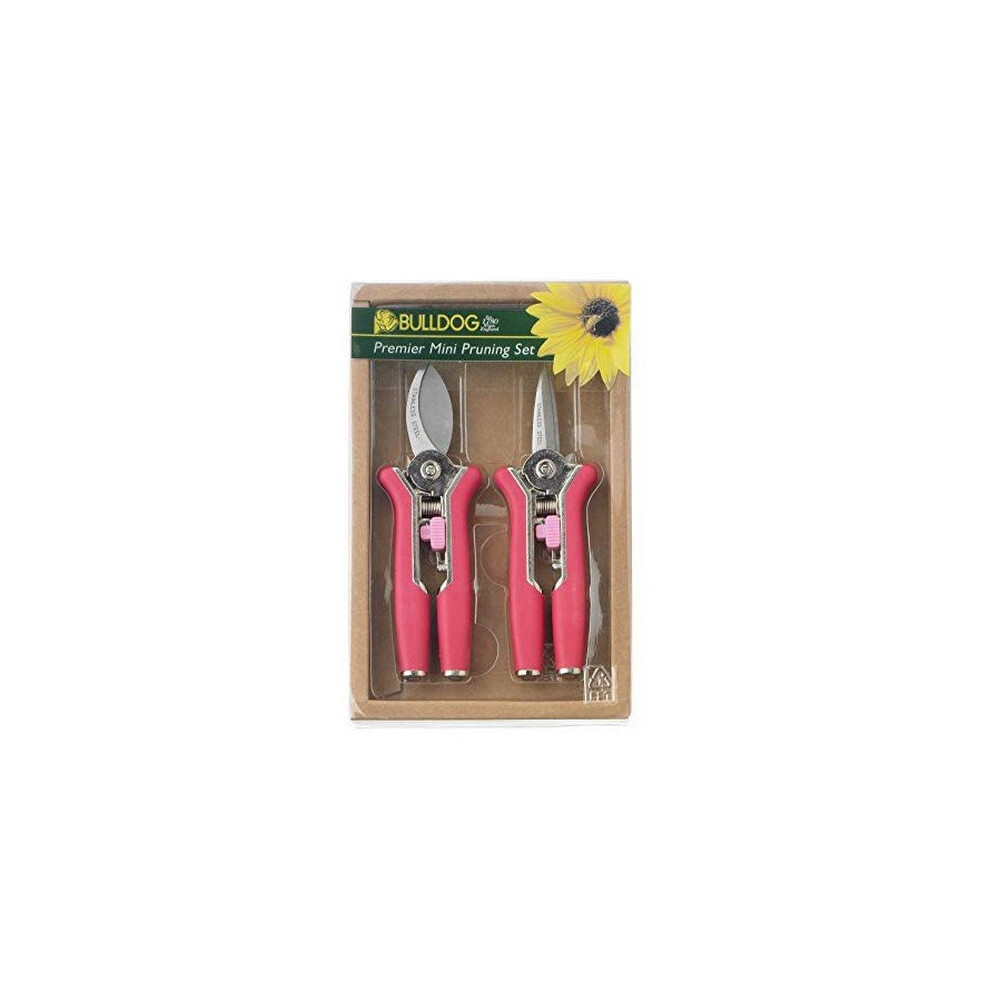 Bulldog BD3151PNK Premier Pink Mini Pruning Secateur Set